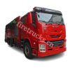 6x4 colorful red ISUZU GIGA fire fighting truck shows on firetrucks.cn