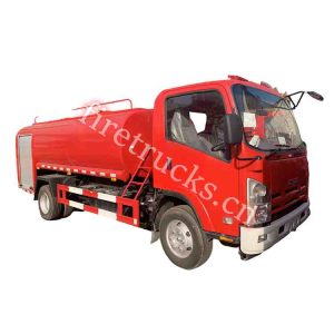 ISUZU water bowser Fire trucks shows on firetrucks.cn