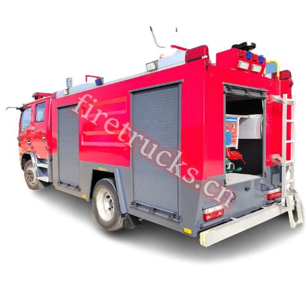 dongfeng water tanker fire vehicles shows on firetrucks.cn