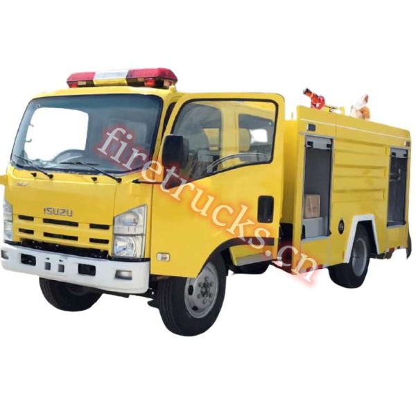 ISUZU ELF 600P 700P fire agent shows on firetrucks.cn