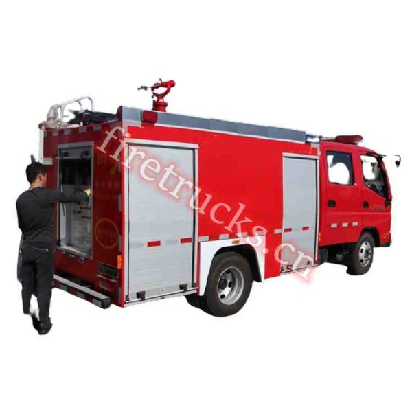 lhd forland water tank fire truck shows on firetrucks.cn